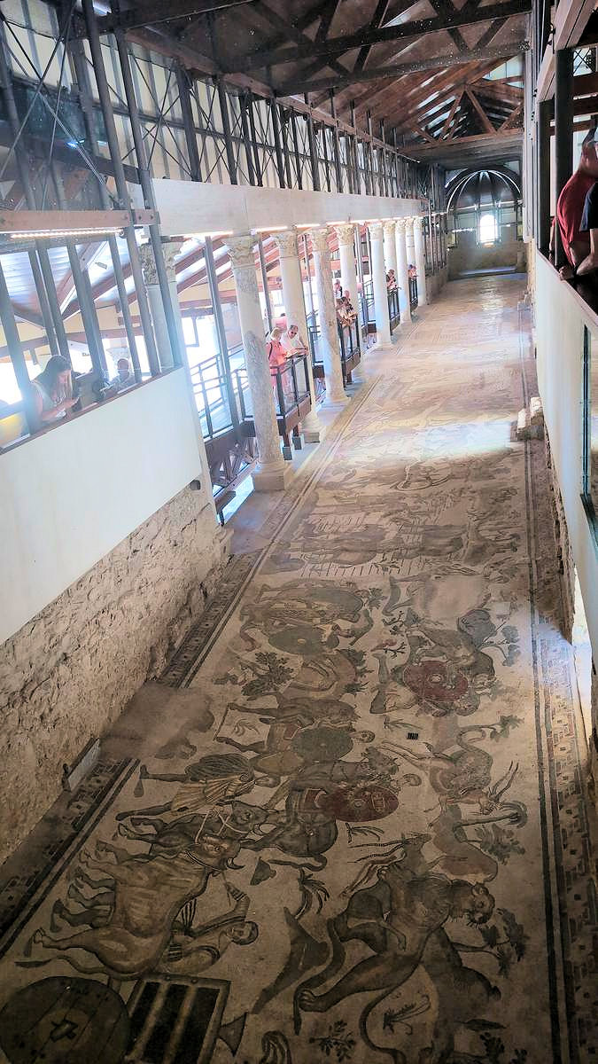 Mosaïque du grand hall de réception